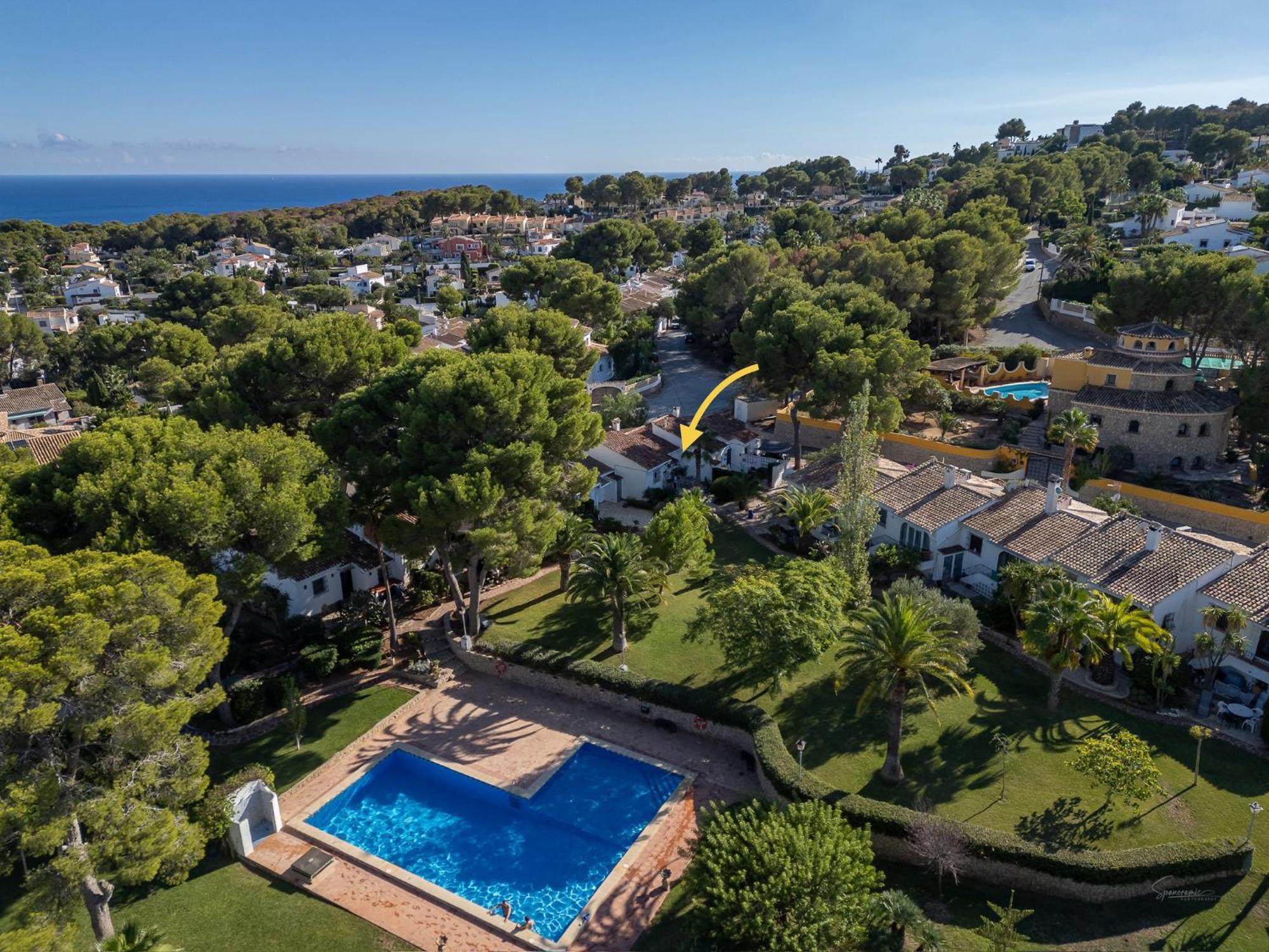 Bungalow Marquerite Moraira, 5 Minutes From Beach 特乌拉达 外观 照片